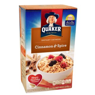 Quaker Instant Oatmeal Cinnamon & Spice
