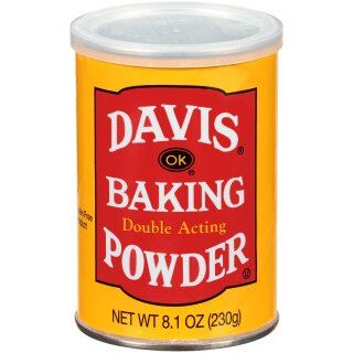 Davis Double Acting Baking Powder 8.1oz