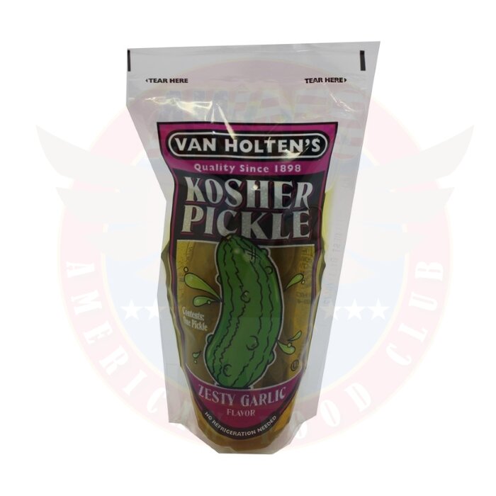 Van Holtens Jumbo Kosher Garlic Pickle