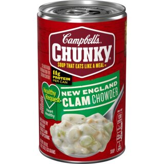 Campbells Chunky New England Clam Chowder Soup