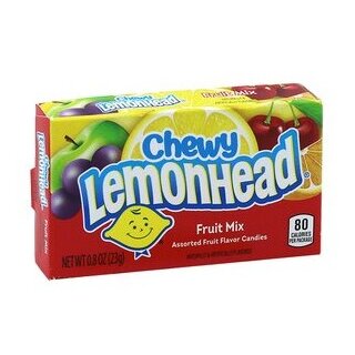 Lemonhead Chewy Fruit Mix Theater Box