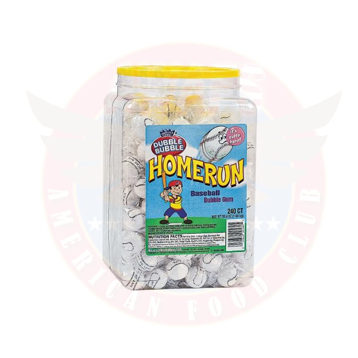 Dubble Bubble Jar Home Run Gum 240ct