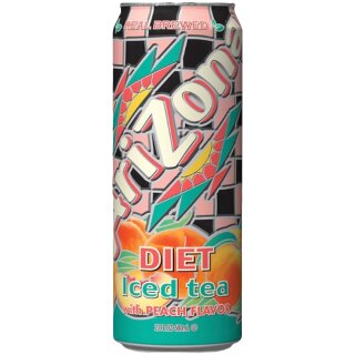 Arizona Diet Peach Iced Tea Dose - MHD 31.12.24