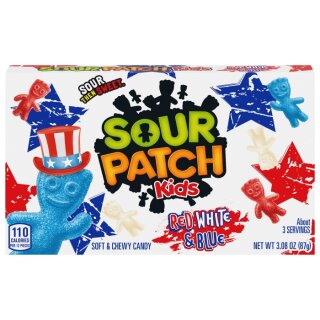 Sour Patch Kids Red, White & Blue Edition Theater Box