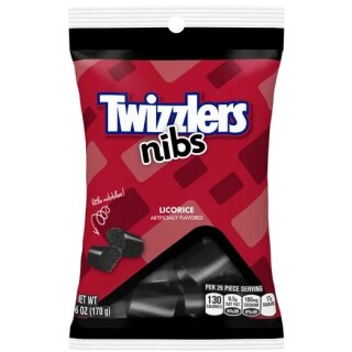 Twizzlers Peg Bag Licorice Nibs - MHD 31.12.24