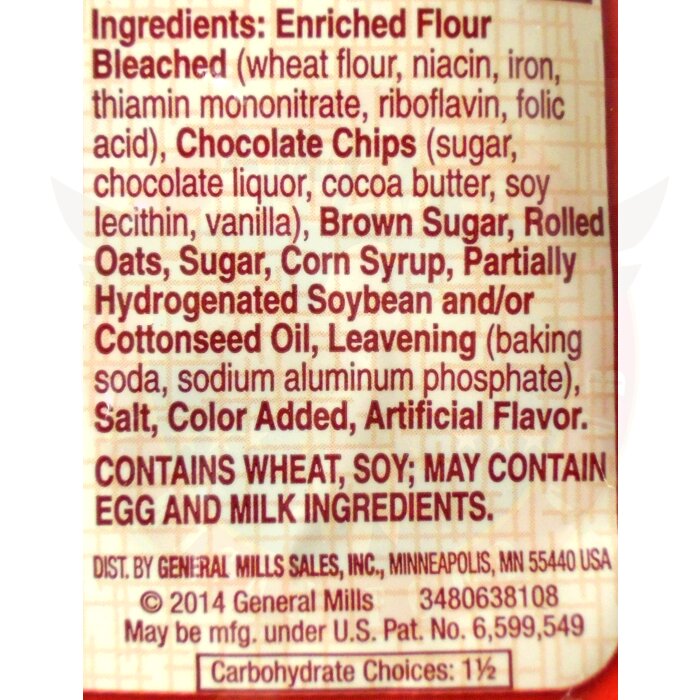 Betty Crocker Oatmeal Chocolate Chip Cookie Mix, 5,99